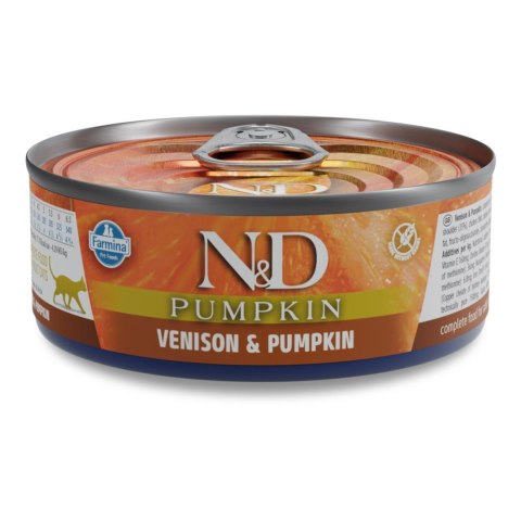 FARMINA N&D Pumpkin Venison & Pumpkin - mokra karma dla kota - 70 g