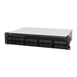 Synology RackStation RS1221+ serwer danych NAS Rack (2U) Ryzen Embedded V1500B 4 GB DDR4 0 TB DiskStation Manager Czarny