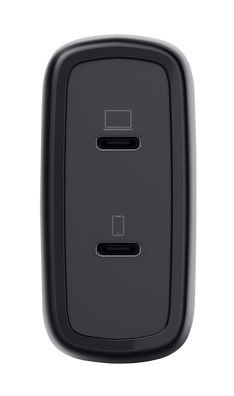 Ładowarka TRUST czarna MAXO GaN 65W 2x USB-C