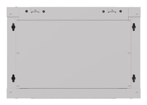 Szafa instalacyjna rack wisząca 19" 6U 540x350 szara drzwi przeszklone Lanberg (Flat Pack)