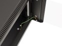 Szafa instalacyjna rack wisząca 19" 6U 540x350 czarna drzwi przeszklone LANBERG (Flat Pack)