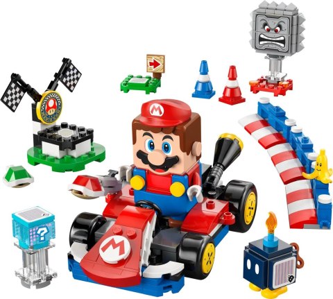 LEGO SUPER MARIO 72043 Mario Kart - Interaktywna figurka LEGO Mario i Standard Kart