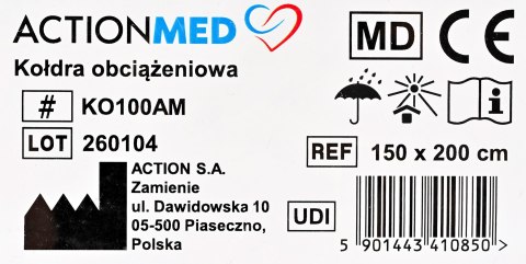 Kołdra obciążeniowa KO100AM