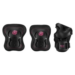 H320 ZESTAW OCHRANIACZY FLY RÓŻOWY ROZM. XL NILS EXTREME