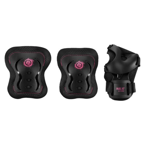 H320 ZESTAW OCHRANIACZY FLY RÓŻOWY ROZM. M NILS EXTREME