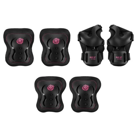 H320 ZESTAW OCHRANIACZY FLY RÓŻOWY ROZM. M NILS EXTREME