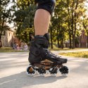 NA1601 ŁYŻWOROLKI SLALOMOWE SLAYD CZARNE ROZM. 38 NILS EXTREME