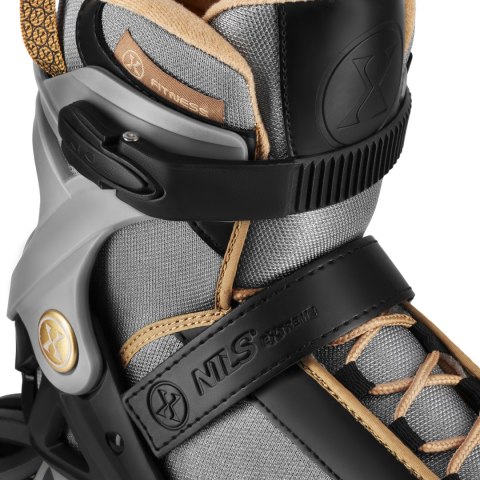 NA22151 ŁYŻWOROLKI ARMOUR SZARE ROZM. 44 NILS EXTREME