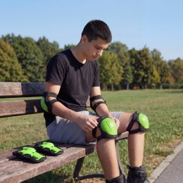 H210 ZESTAW OCHRANIACZY ZIELONY ROZM. M NILS EXTREME