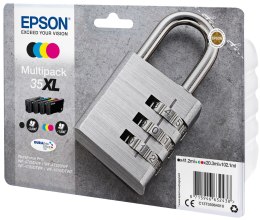 Epson Padlock C13T35964010 nabój z tuszem 1 szt. Oryginalny Wysoka (XL) wydajność Czarny, Cyjan, Purpurowy, Żółty