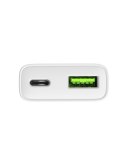 NATEC ŁADOWARKA SIECIOWA RIBERA GAN SLIM USB-A USB-C 20W BIAŁA