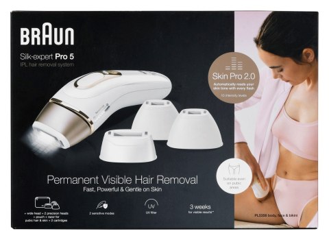 Braun Silk-expert Pro PL5356 Intensywne światło impulsowe (IPL) Złoto, Biały