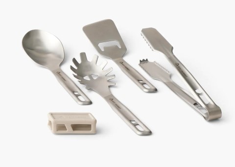 Sztućce turystyczne Sea to Summit Detour SL Steel Utensil Set