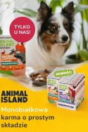 ANIMAL ISLAND Monoproteina cielęcina/kaczka karma dla psa 9×300g