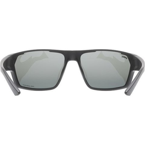 Okulary polaryzacyjne Uvex Sportstyle 233 P - black matt/litemirror silver