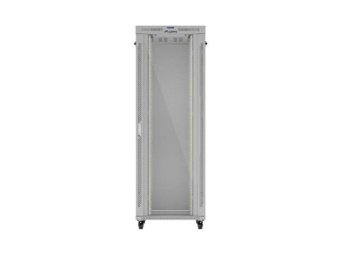 SZAFA INSTALACYJNA RACK STOJĄCA 19" 47U 800X1000 SZARA DRZWI PRZESZKLONE LCD LANBERG (FLAT PACK) V2