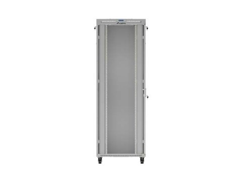SZAFA INSTALACYJNA RACK STOJĄCA 19" 47U 800X1000 SZARA DRZWI PRZESZKLONE LCD LANBERG (FLAT PACK) V2