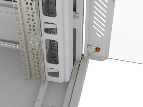 SZAFA INSTALACYJNA RACK STOJĄCA 19" 47U 800X1000 SZARA DRZWI PRZESZKLONE LCD LANBERG (FLAT PACK) V2