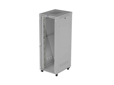 SZAFA INSTALACYJNA RACK STOJĄCA 19" 47U 800X1000 SZARA DRZWI PRZESZKLONE LCD LANBERG (FLAT PACK) V2