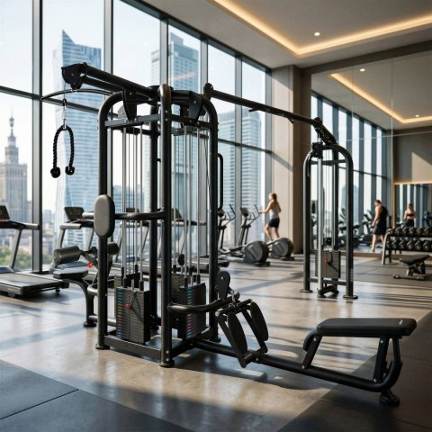 ARGOS BRAMA DO ĆWICZEŃ Z WYCIĄGIEM I STOSEM WIELOSTANOWISKOWA COMMERCIAL HMS