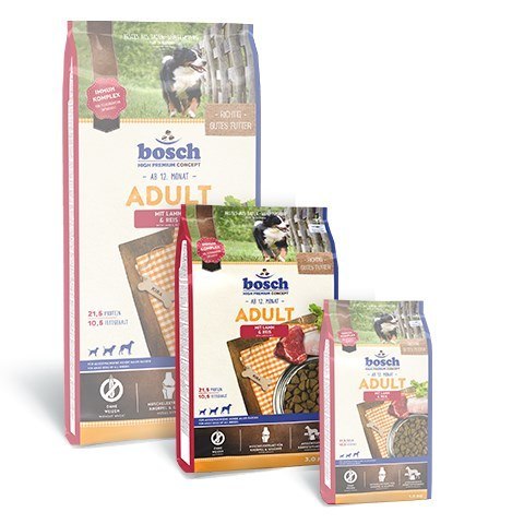 Bosch 01030 Adult Lamb & Rice 3kg (WYPRZEDAŻ)