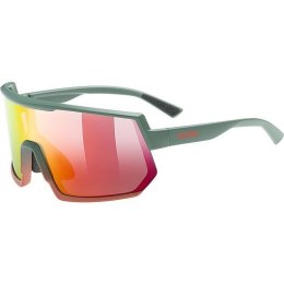 Uvex sportstyle 235 Okulary do wielu sportów Unisex Półobwódkowe Zielony, Czerwony