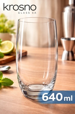 KROSNO SZKLANKI HIGHBALL 640 ml DUŻE DO DRINKÓW 6 SZT