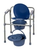 Krzesło toaletowe składane 3w1  (OUTLET)