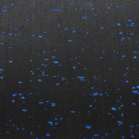 POS15 PODŁOGA GUMOWA POD SPRZĘT FITNESS BLACK/BLUE II GATUNEK