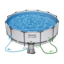 Basen ogrodowy stelażowy 366 x 100 cm zestaw 10w1 Bestway 56418