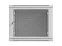 LANBERG SZAFA INSTALACYJNA RACK WISZĄCA 19" 9U 600X600 SZARA DRZWI PERFOROWANE (FLAT PACK)