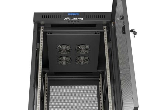 LANBERG SZAFA RACK STOJĄCA 19" 24U 600X800 CZARNA