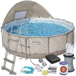 Basen ogrodowy stelażowy 396 x 107 cm 11w1 Bestway 561FY