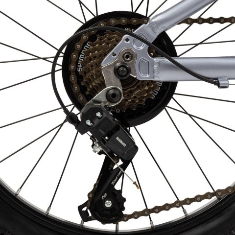 Rower Huffy Literide Alu 20" srebrno-turkusowy (23005W)