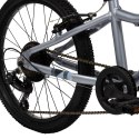 Rower Huffy Literide Alu 20" srebrno-turkusowy (23005W)