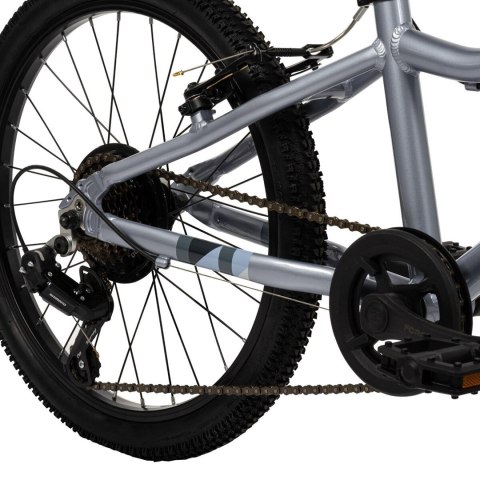 Rower Huffy Literide Alu 20" srebrno-turkusowy (23005W)
