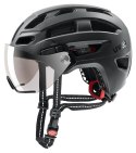 Kask rowerowy UVEX Finale visor 56-61cm, black matt