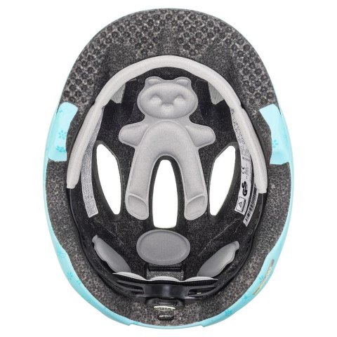 Kask rowerowy dziecięcy uvex oyo style flowers cyan matt 50-54