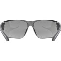 Okulary rowerowe UVEX Equate, black matt/smoke