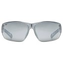 Okulary rowerowe UVEX Equate, white matt/mir.silver
