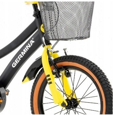 ROWER DZIECIĘCY BMX 16 CALI GERMINA CZARNY