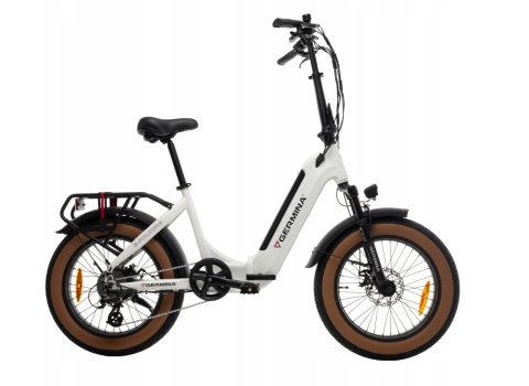 Rower elektryczny 20' Germina FAT BIKE 250W składak 36V e-bike 13,2ah
