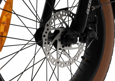 Rower elektryczny 20' Germina FAT BIKE 250W składak 36V e-bike 13,2ah