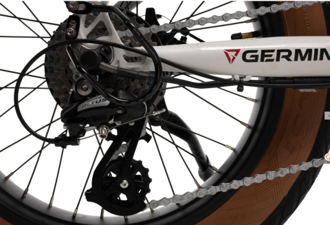 Rower elektryczny 20' Germina FAT BIKE 250W składak 36V e-bike 13,2ah