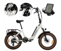 Rower elektryczny 20' Germina FAT BIKE 250W składak 36V e-bike 13,2ah