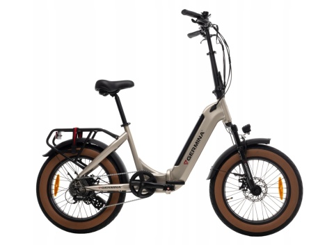 Rower elektryczny 20' Germina FAT BIKE 250W składak 36V e-bike 13,2ah