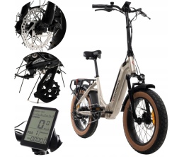Rower elektryczny 20' Germina FAT BIKE 250W składak 36V e-bike 13,2ah