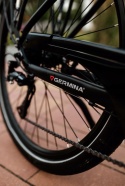 Rower elektryczny Germina City 28” 17” czarny | 250W | Bateria 36V 10.4Ah | Shimano Altus 8 biegów | E-bike