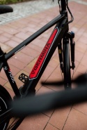Rower elektryczny Germina City 28” 17” czarny | 250W | Bateria 36V 10.4Ah | Shimano Altus 8 biegów | E-bike