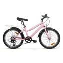 Rower Dziecięcy SIROX LUNA PINK 20” Różowy 6 Biegów Shimano | Sirox